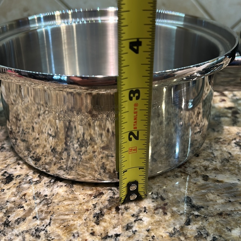 Royal Prestige T304 SS 1.5 Qt Stainless Steel Vented Stockpot - Picture 9 of 9